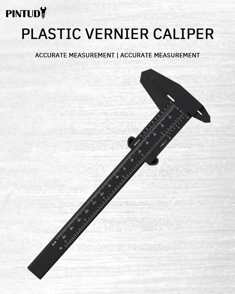 1PC Plastic Vernier Caliper Digital Display Caliper Mini Text Play Caliper Student Vernier Ruler 0 to 150mm Measuring Tool Beauty World Shop