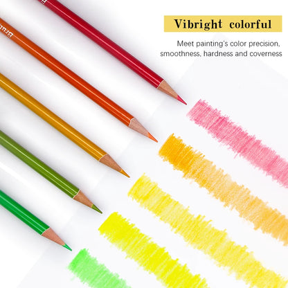 Brutfuner 48/72/120/150/160/180Colors Pencils Professional Oil Wood Soft Watercolor Pencil For School Draw Sketch Art Supplies Beauty World Shop