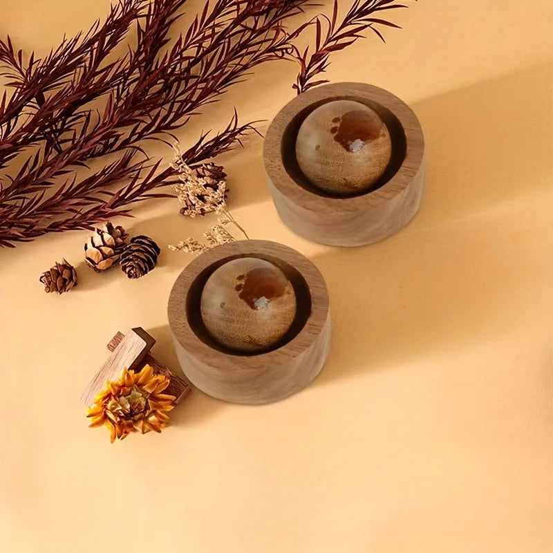 Car & Home Essential Oil Diffuser - Made of Wood Mini Cute Natural Fragrance Diffuser Suitable for Bedroom Living Room Bathroom Beauty World Shop