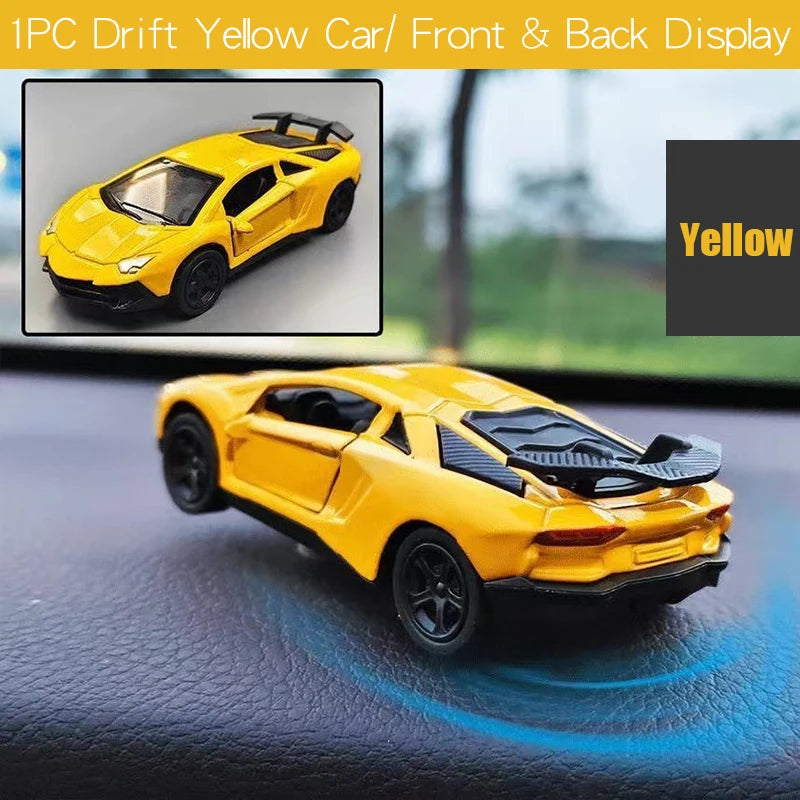 Drifting Car Model dashboard Swing Moving cool sports racing ornaments dash interior accessories decor items fun decorations men Beauty World Shop