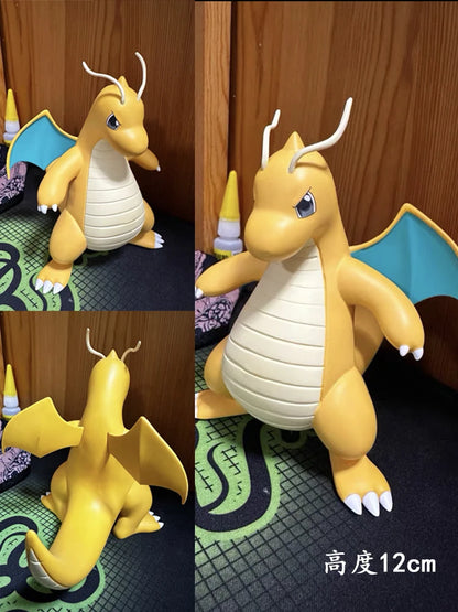 Pokeman Anime Figure Dragonite Figures 12cm PVC Statue Figurine Model Collection Desktop Decoration Children Birthday Toy Gifts Beauty World Shop