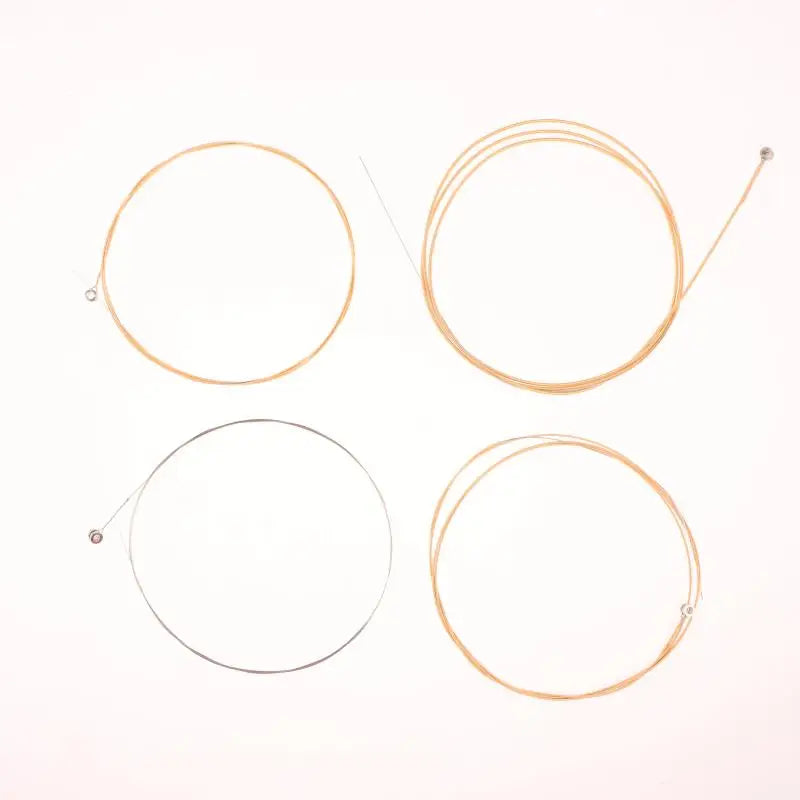1 Pcs Smooth-Feel Non-Oxidation Acoustic Guitar Strings Set - Ideal For Ballad & Ethnic Plucked Instruments Beauty World Shop