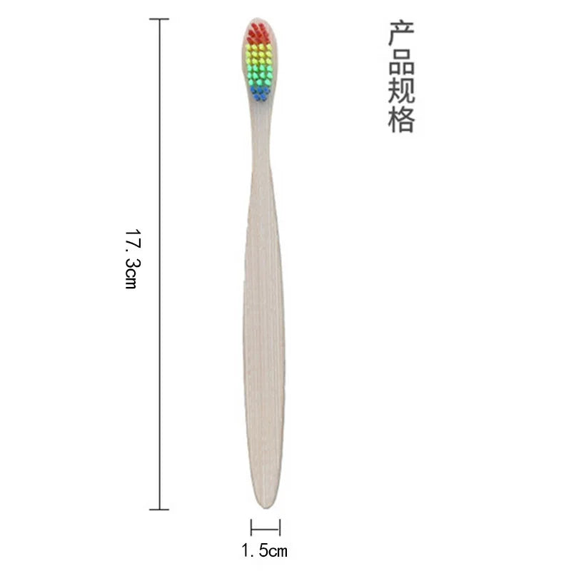 Bamboo Toothbrushes 8/12Pcs Eco Friendly Resuable Toothbrush Adult Wooden Soft Tooth Brush Cconvenient Beauty World Shop