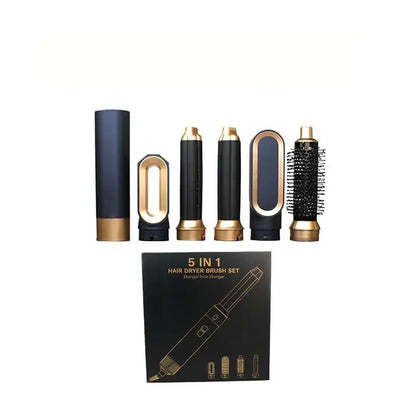 5 in 1 Hair Dryer Brush Hot Comb Set Professional Curling Iron Hair Straightener Styling Tool For Professional Hair Dryer Beauty World Shop