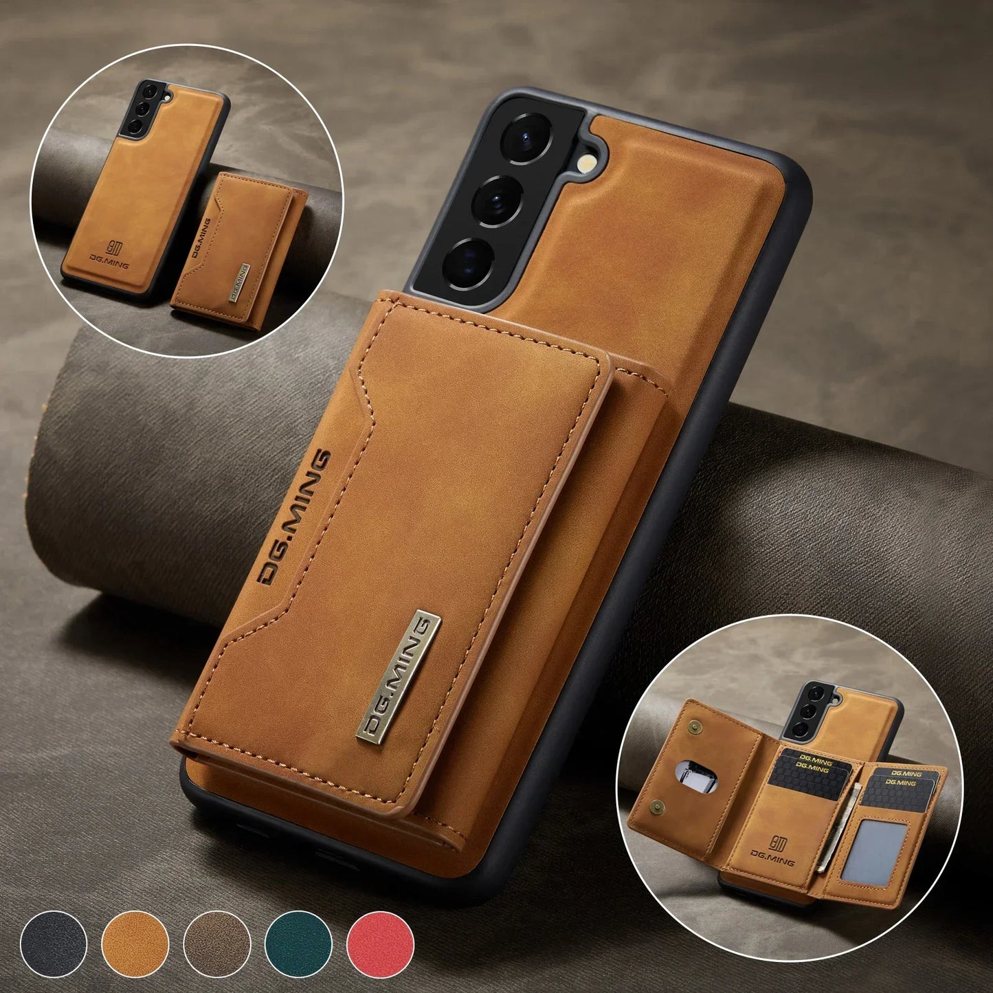Magnetic Detachable Leather Wallet Case for Samsung Galaxy S25 Ultra S24 FE S23 Plus S22 A16 A36 A35 A55 A15 Cards Holder Cover Beauty World Shop