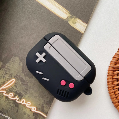 Fashion Classic Retro Game Console Earphone Case For Airpods 4 1 2 3 Pro For AirPods Pro2 Generation Gameboy Silicone Headpho