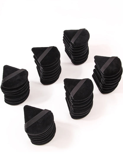 2Pcs/100Pcs  Triangle Powder Puff For Loose Powder Liquid Cosmetic Soft Plush Powder Puff Makeup Foundation Puff Makeup Tool Beauty World Shop