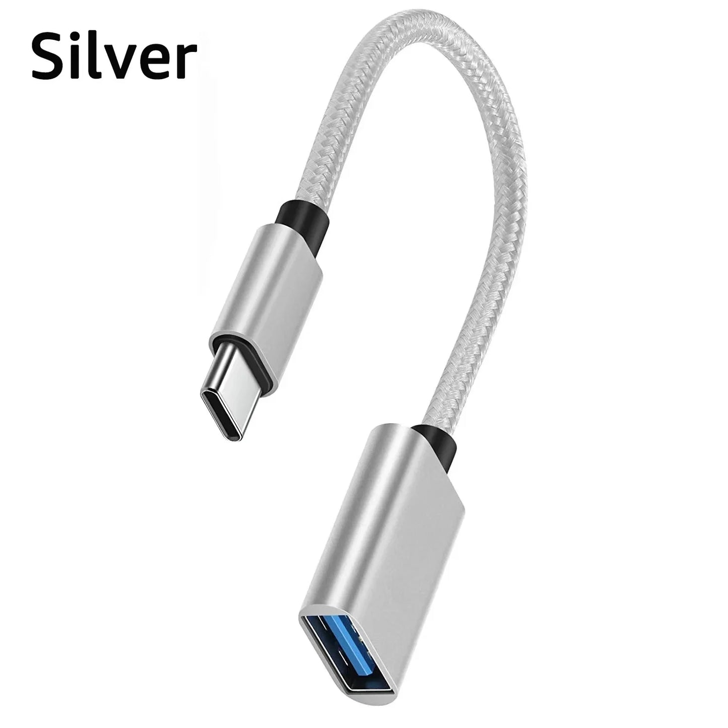 Android Type-C to USB 2.0 Conversion Cable, USB Flash Drive, Data Tablet, Card Reader, OTG Connection Box, Mouse Beauty World Shop
