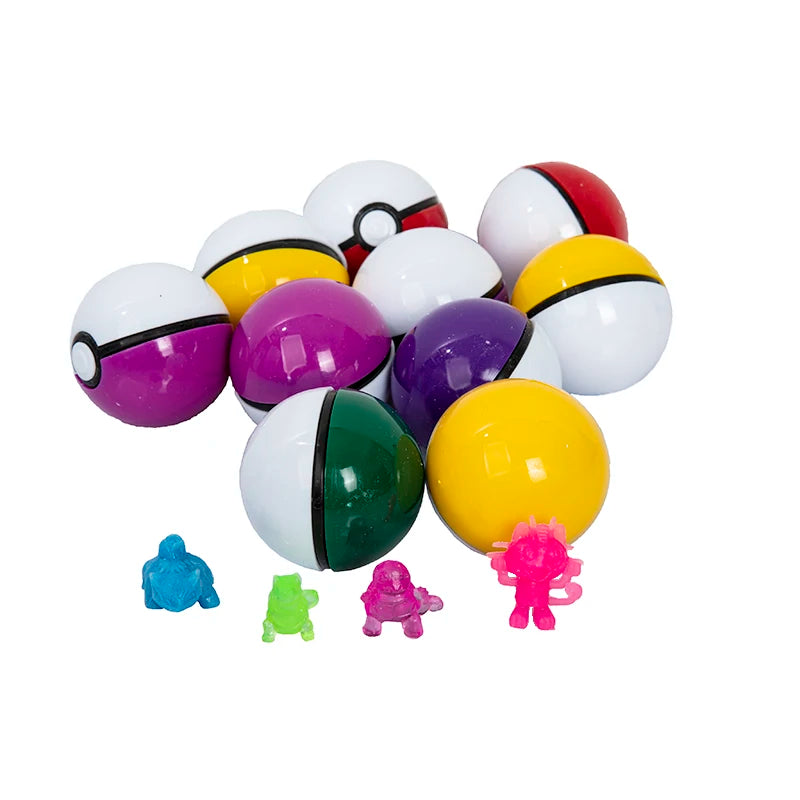 New Style 50Pcs Elf Ball 5CM 100Pcs 3CM Pokemon Anime Action Figure Pet Pikachu Pocket Monster Pokeball Toys For Kids Xmas Gifts Beauty World Shop