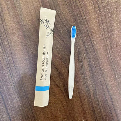 Bamboo Toothbrushes 8/12Pcs Eco Friendly Resuable Toothbrush Adult Wooden Soft Tooth Brush Cconvenient Beauty World Shop