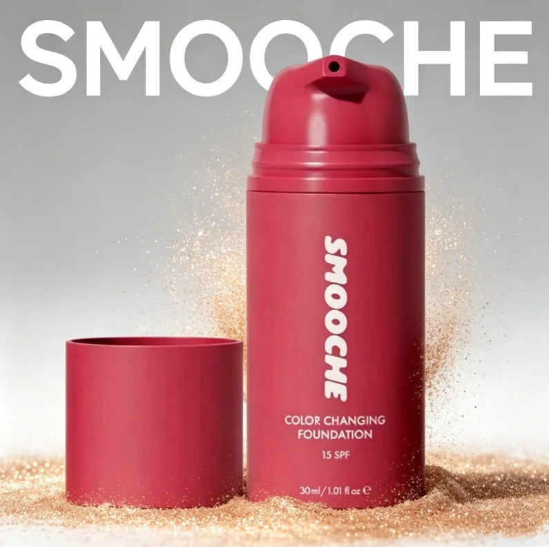 Smooche Original Concealer Facial Base Makeup Glycerin VitaminE Natural Herbal Liquid Foundation Brand Color Changing Foundation Beauty World Shop