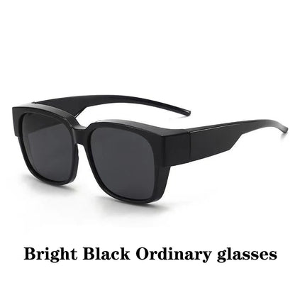 New Fashion Polarized Sunglasses Cover Over Myopia Prescription Glasses Portable Men Women Vintage Fishing Driving Eyewear Beauty World Shop