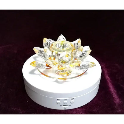 7.87 Inch 360 Degree Electric Rotating Stand with Remote Control for Jewelry Display,Photography and Video,3-position Adjustment Beauty World Shop