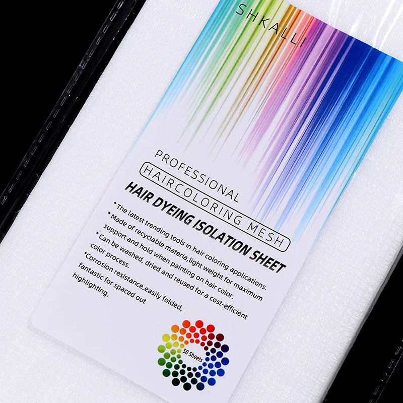 50Pcs Hair Dyeing Isolation Paper Dyeing Paper Hair Coloring Tools Reusable Hair Color Foil Alternative Dye Paper Dyeing Beauty World Shop