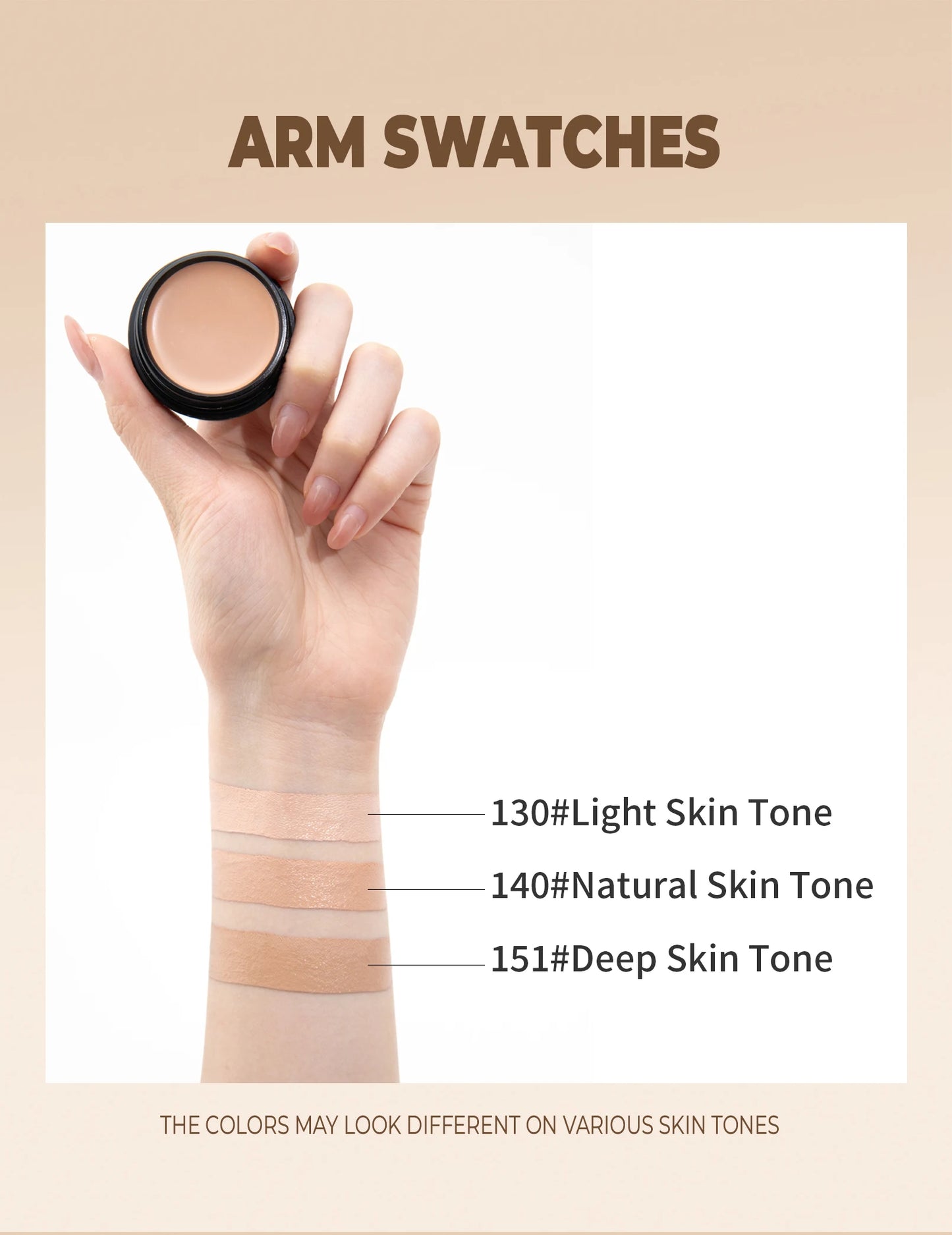 Waterproof Full Coverage Concealer for Tattoos, Scars - Natural Finish Foundation for All Skin Tones & Types Beauty World Shop