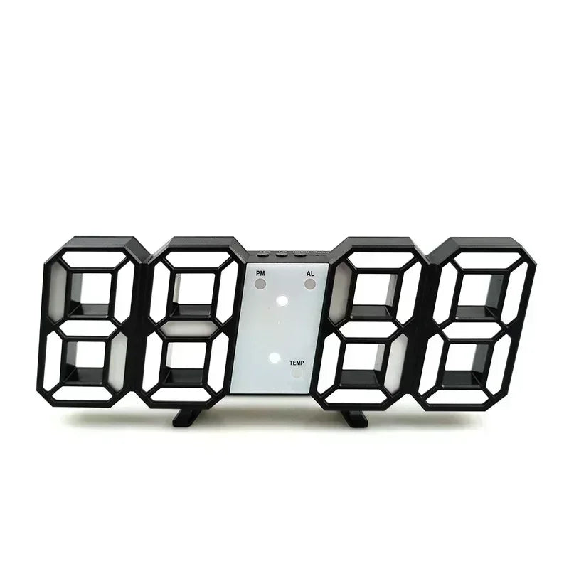Digital Wall Clock Desk Watches Electronic Alarm Modern Home Decoration for Bedroom Decor Interior Led Table Clocks Living Room Beauty World Shop