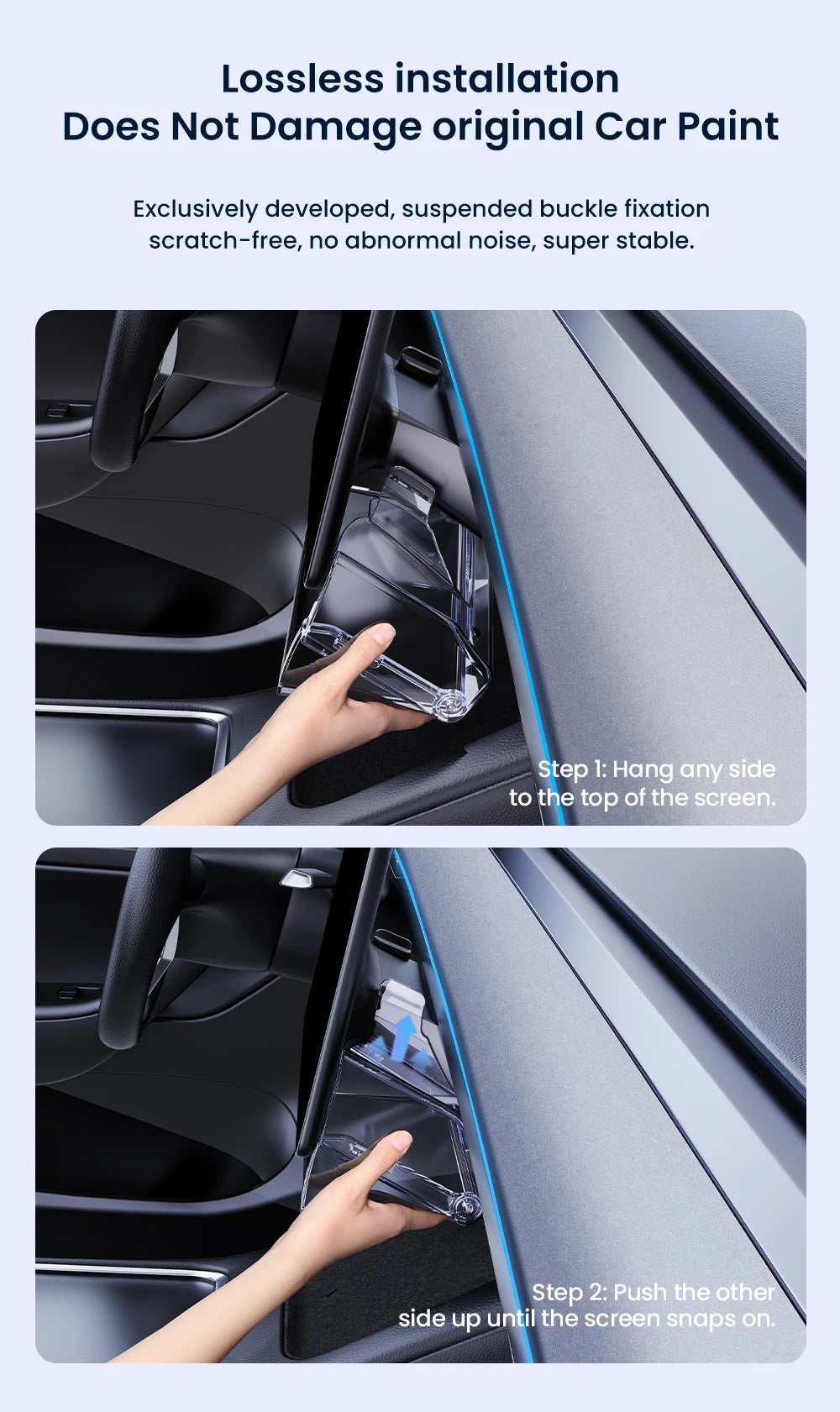 YZ For New Tesla Highland Model 3 Y Juniper Tray Magnetic Under Screen Fold Storage Box ETC Screen Storage Box Accessories Beauty World Shop