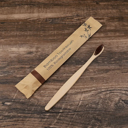 10Pcs Colorful Natural Bamboo Toothbrush Soft Bristle Charcoal Teeth Whitening Bamboo Toothbrushes Soft Dental Oral Care Beauty World Shop