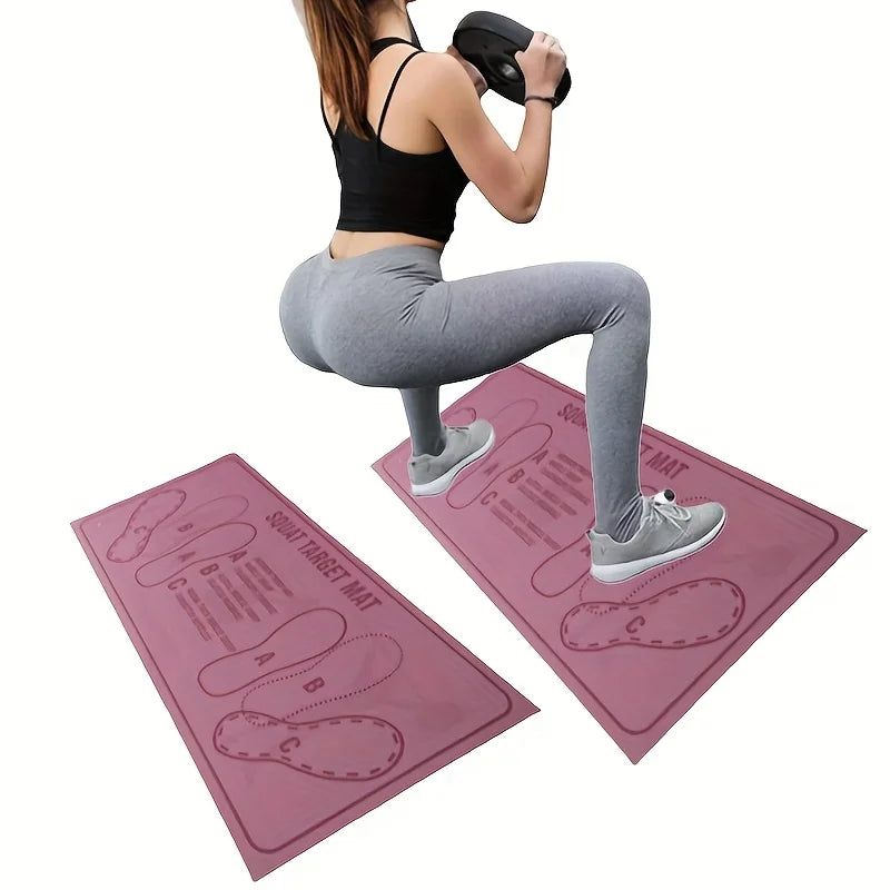 Anti-Slip Squat Pad Set, Durable Training Mats for Home & Gym Use, Non-Skid Exercise Equipment, Ideal for Fitness Enthusiasts Beauty World Shop