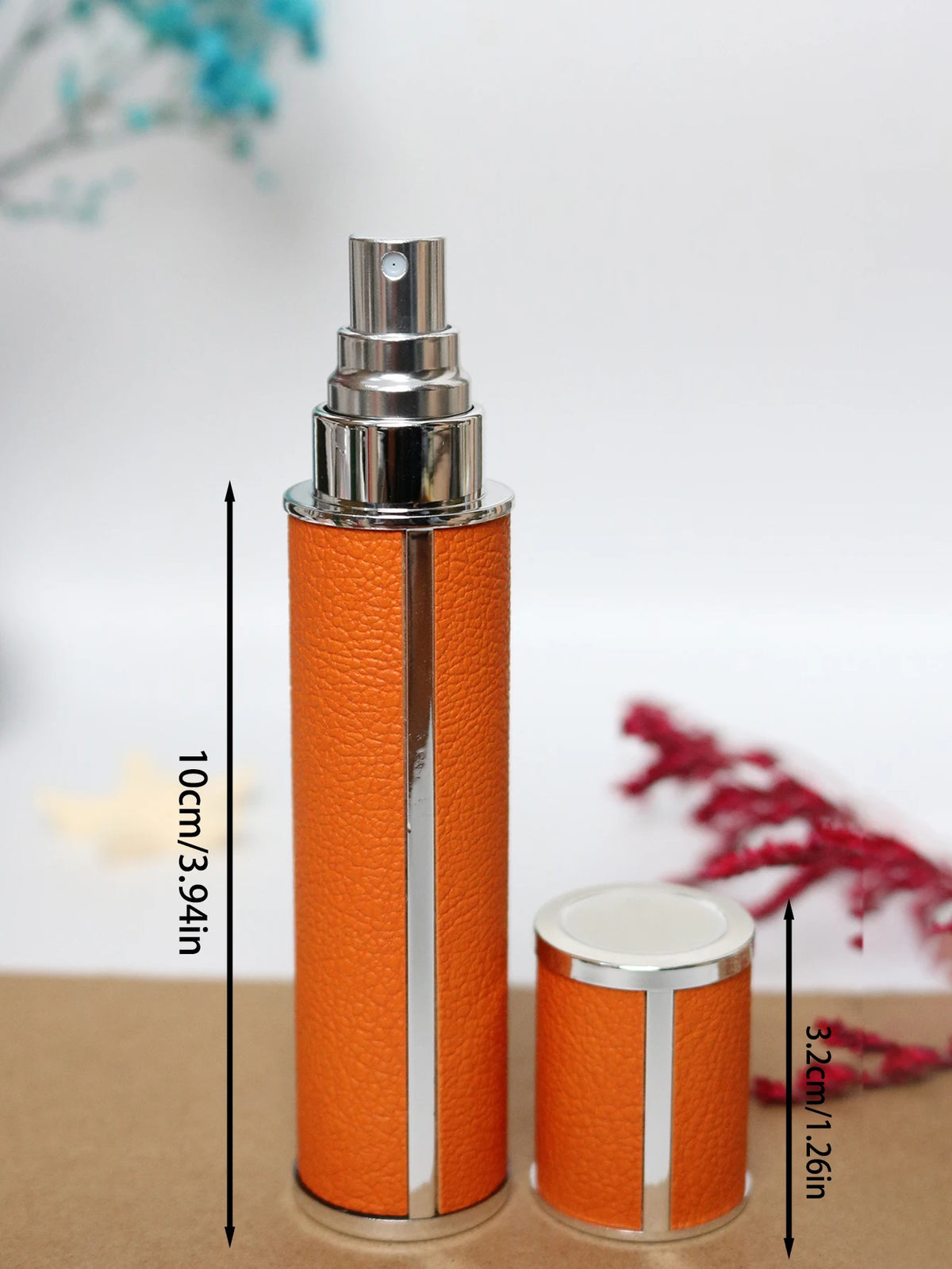 10ml Luxury Leather Wrapped Glass Perfume Spray Bottle, Portable Mini Refillable Perfume Atomizer, BPA-Free Cosmetic Container Beauty World Shop