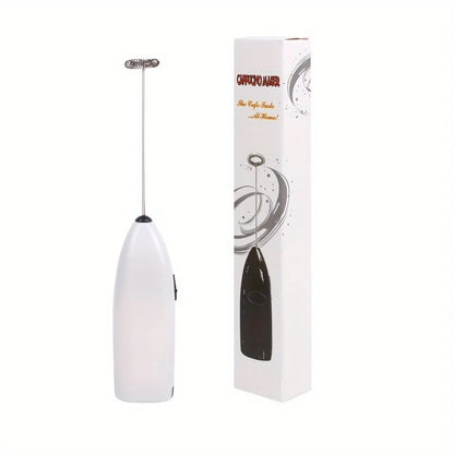 Handheld Electric Egg Beater Mini Battery Powered Milk Frother Coffee Drink Mixer Milk Foamer Kitchen Tools Beauty World Shop