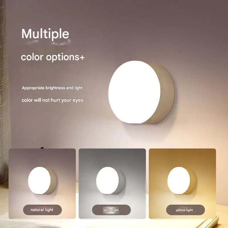 New dormitory night light bedside light learning desk lamp eye protection charging energy-saving button magnetic student light w Beauty Fashion