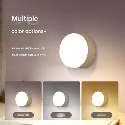 New dormitory night light bedside light learning desk lamp eye protection charging energy-saving button magnetic student light w Beauty Fashion