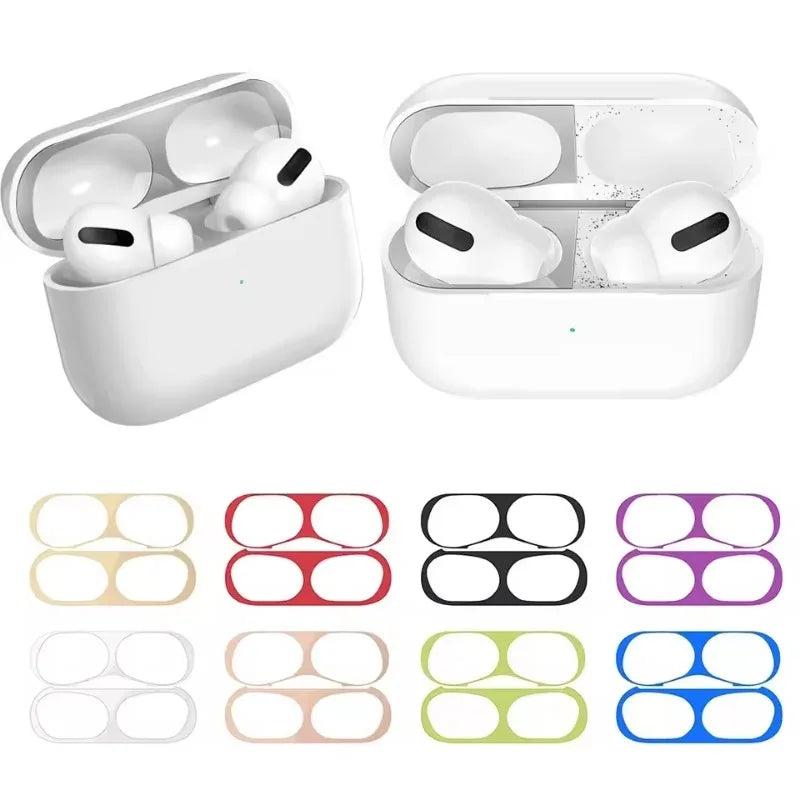 Dust-proof Scratchproof Sticker for Airpods Pro 1 2 3 4 Dust Guard Protective Earphone Film for AirPods 2/1/pro Cover Stickers