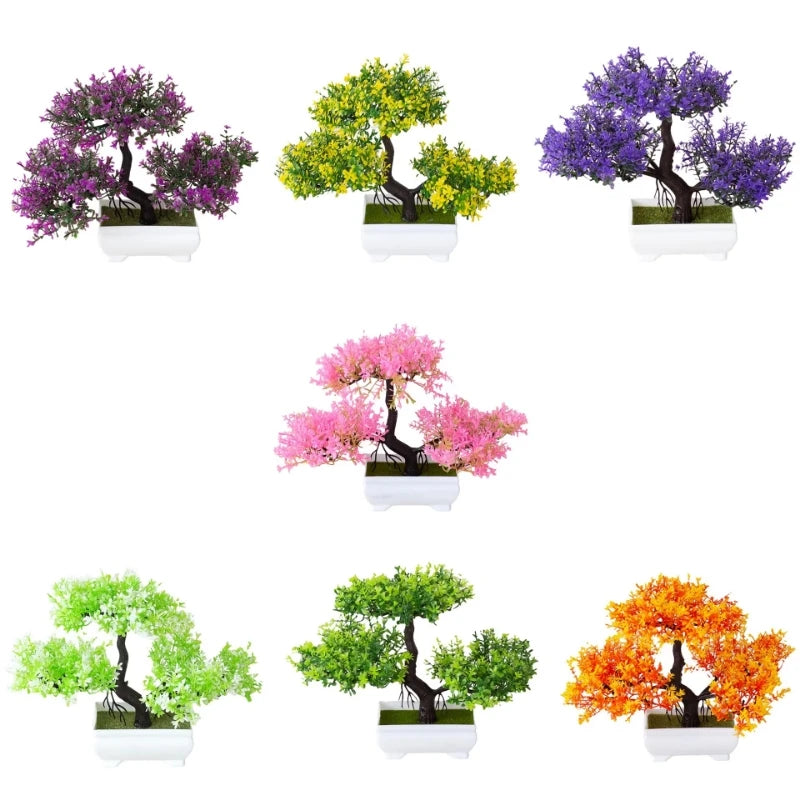New artificial tree bonsai simulation plant bonsai garden dining table home bedroom decoration outdoor fake plant decoration Beauty World Shop