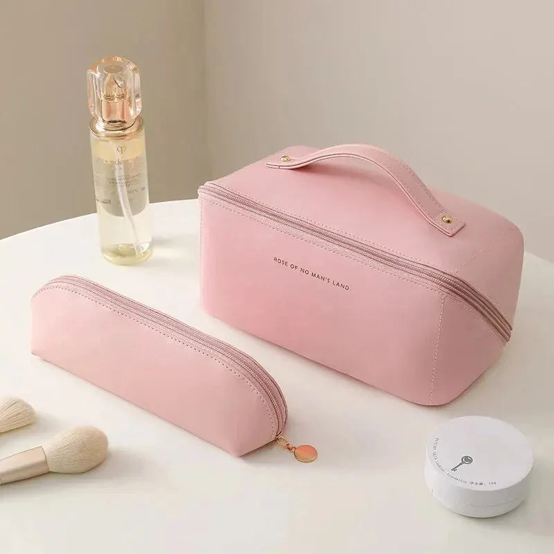 1/2Pcs Cosmetics Storage Kit Large Capacity Travel Toiletry Bag Makeup Bag Ins Advanced Sense Portable Cosmetic Storage Bag Beauty World Shop