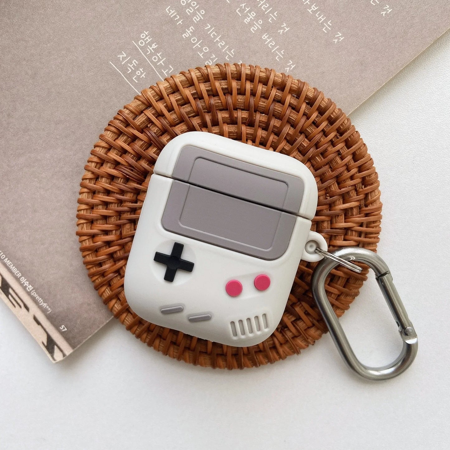 Fashion Classic Retro Game Console Earphone Case For Airpods 4 1 2 3 Pro For AirPods Pro2 Generation Gameboy Silicone Headpho