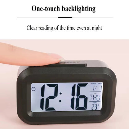 Alarm Clock Digital Clock LED Electronic With Backlight Snooze Calendar For Home Office Desktop Table Screen Display Watch Beauty World Shop