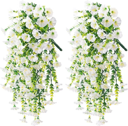1/2Pcs Artificial Flowers Vine Morning Glory Wedding Bridal Home Room Table Festival Decor Outdoor Yard Garden Arch DIY Gift Box Beauty World Shop