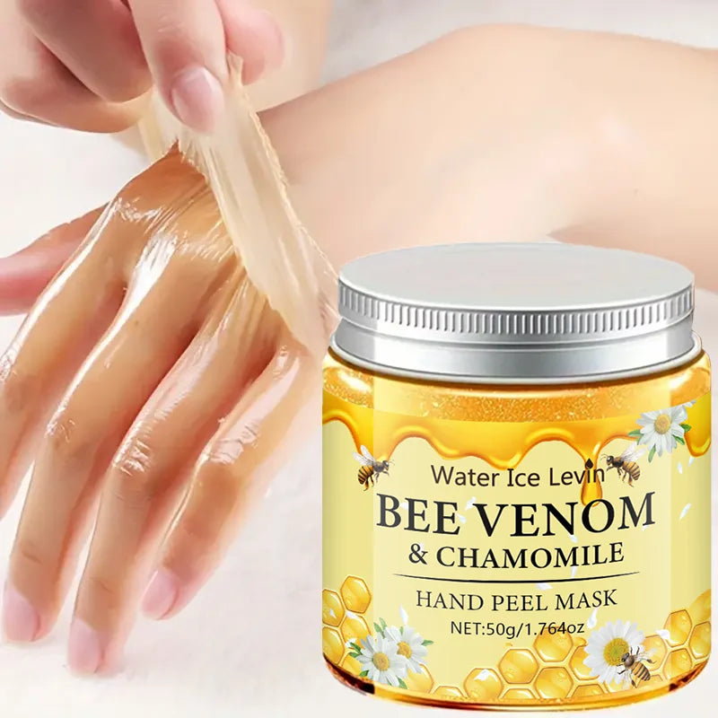 Bee venom chamomile Moisturizing Exfoliating Hand Wax Mask Moisturizing exfoliating nourishing skin care Beauty World Shop