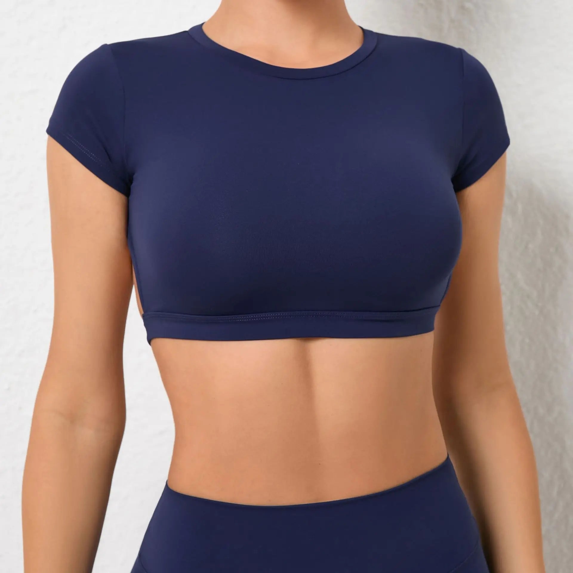 Hearuisavy Sports Shirts Breathable Workout Tops Fitness Sportswear Female Backless Yoga Clothing Sport Crop Tops Women Gym Top Beauty World Shop