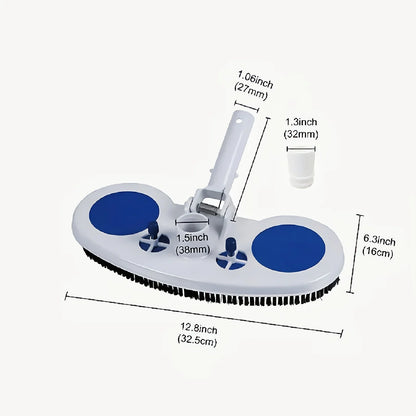 Swimming Pool Suction Head with Brush - Underwater Vacuum Cleaner Tool for Pool Bottom & Wall Cleaning Beauty World Shop