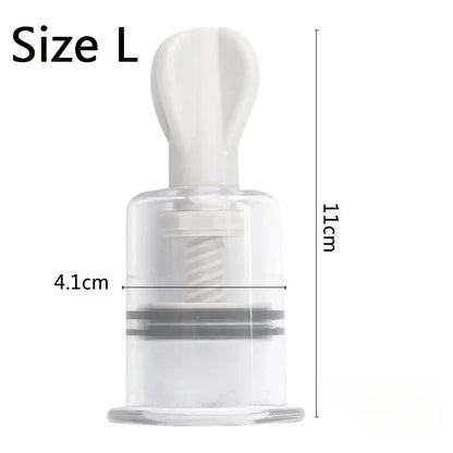 Vacuum Suction Cupping Cup Nipple Enhancer Massage Vacuum Cans Plastic Enlarger Suction Enlarger Body Breast Massager Cups Beauty Trend Shop
