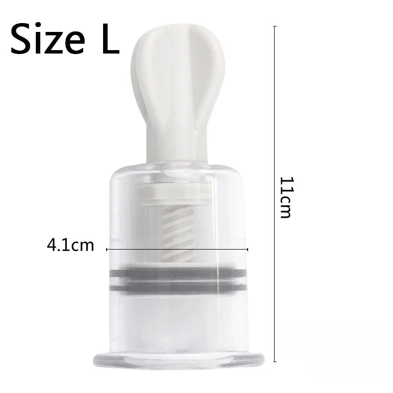 Vacuum Suction Cupping Cup Nipple Enhancer Massage Vacuum Cans Plastic Enlarger Suction Enlarger Body Breast Massager Cups Beauty World Shop