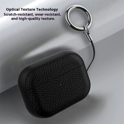 2025 Capa For AirPods Pro 3 Case Soft TPU Leather Design Protective Cover For AirPods 4 3 2 1 Pro 2 Pro2 Pro3 Cases With Lanyard