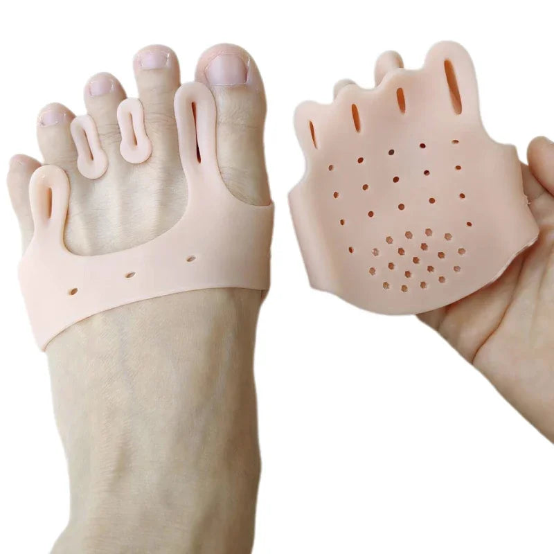2pieces=1pair Gel Silicone Bunion Corrector Toe Separators Forefoot Pads Orthopedic Braces Orthotic Hallux Valgus Spacers Beauty Trend Shop