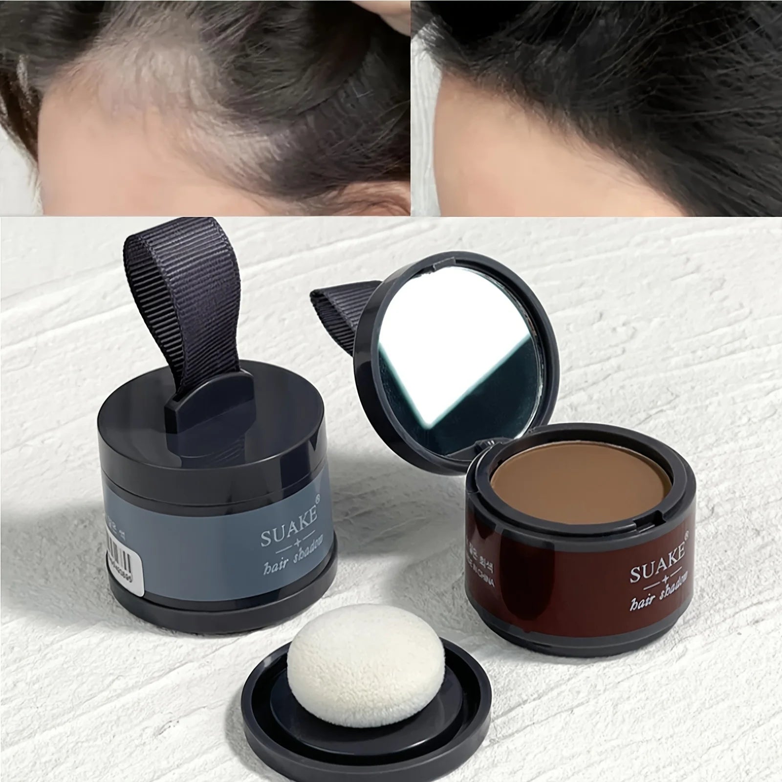 1pc Hair Line Powder Black Brown Root Cover Up Natural Instant Waterproof Hairline Shadow Powder Hair Concealer Coverage 4colors Beauty World Shop