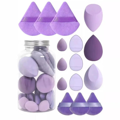 12/15Pcs Makeup Sponge Cosmetic Puff Foundation Sponges Blender Beauty Egg Powder Puffs Women Make Up Accessories Makeup Tools Beauty World Shop