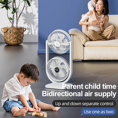 USB Charging Desktop Fan Portable Rotatable Desktop Electric Fan Suitable For Outdoor Picnic Student Dormitory Office Home Use Beauty World Shop