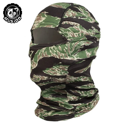 MusionTactical Balaclava Full Face Mask Quick-dryHiking Cycling Camping Hunting AirsoftHood Cap Bike Head Cover Summer Men Women Beauty World Shop