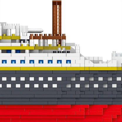 4000+Pcs Titanic Model Cruise Ship Building Blocks MOC Boat Bricks Collection DIY Construction Toys for Children Gift Beauty World Shop