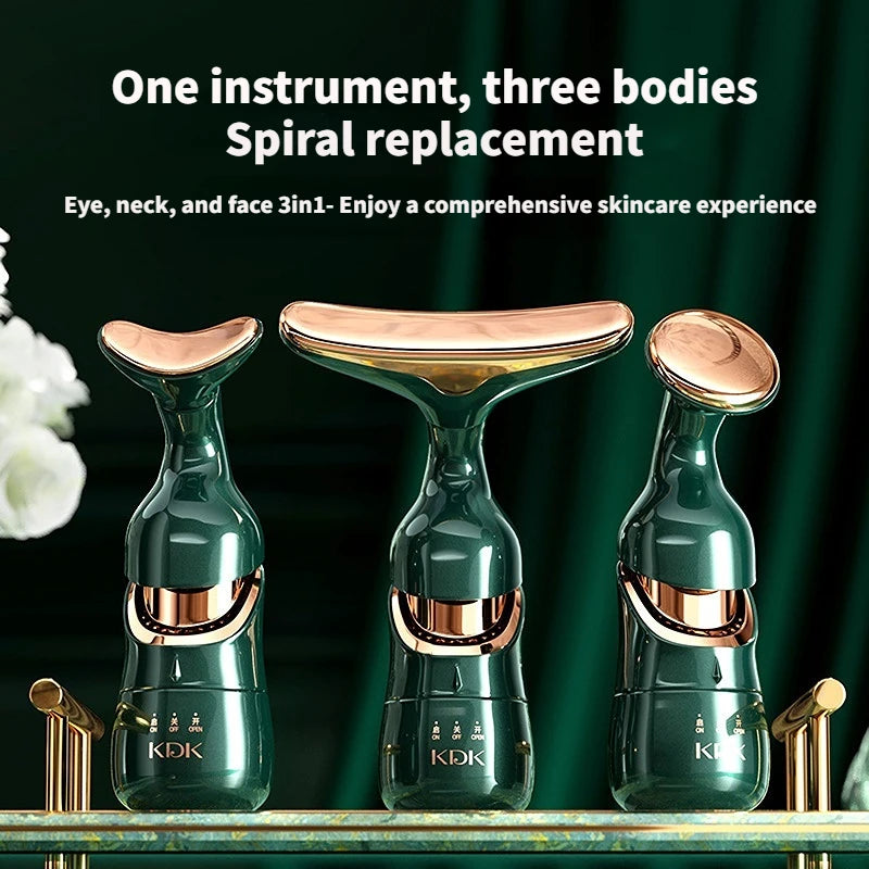 Face Lifting Device Neck Facial Eye Massage Introducer Microcurrent Skin Rejuvenation Anti Aging Beauty Device Face Massager Beauty World Shop