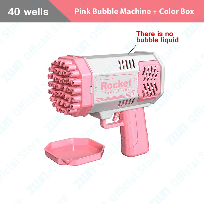 Children Bubble Gun Toy Astronaut Fully Automatic Bubble Machine Bubbles Gun Outdoor Game Fantasy Toy for Boys Girls Gifts Beauty Fashion