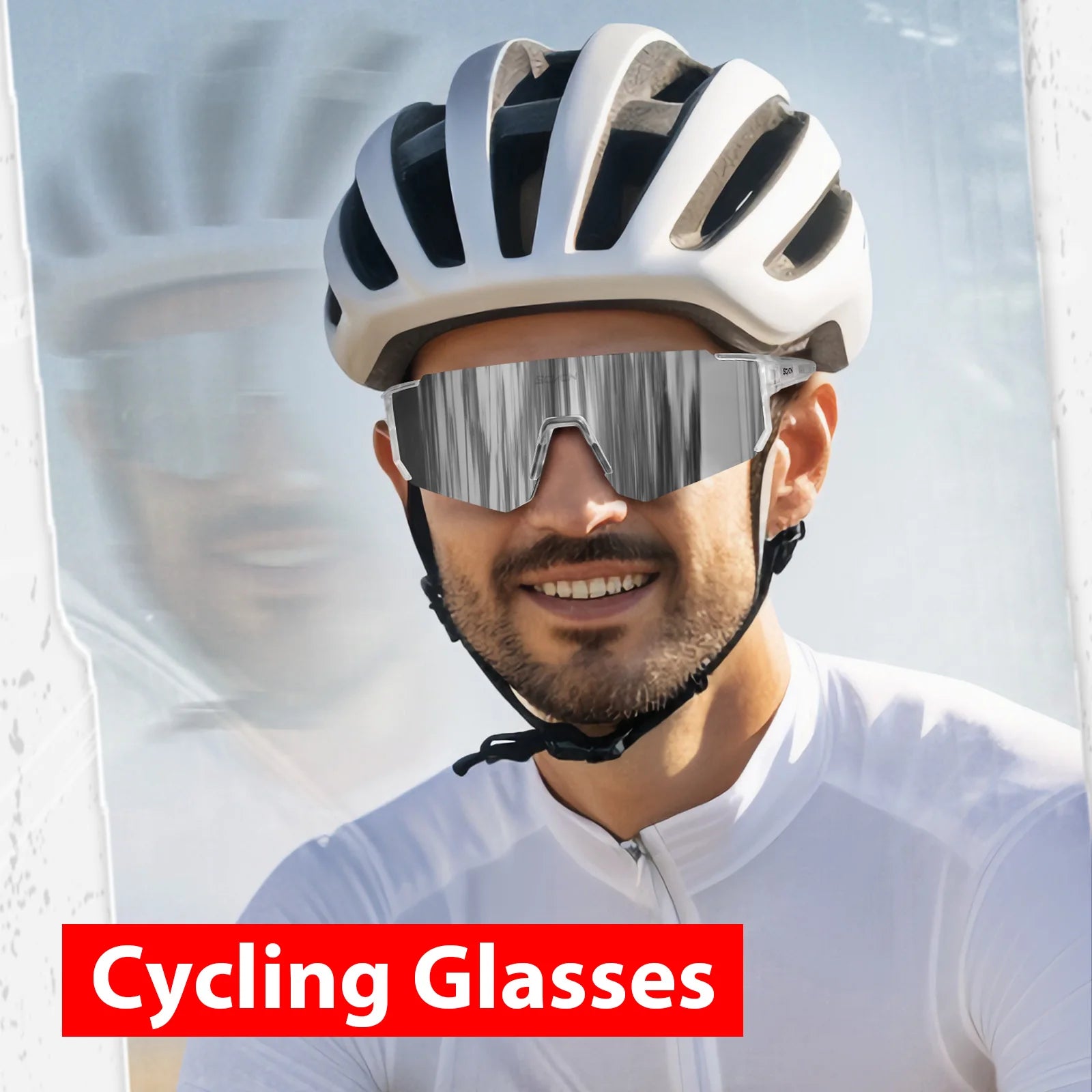 SCVCN New Outdoor Cycling Sunglasses Men Road Driving Bike Glasses  Sports Mountain Climbing Women Bicycle Cycling UV400 Goggles Beauty World Shop