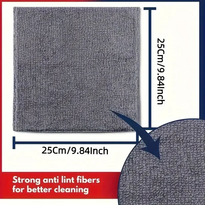 Microfiber Cleaning Cloths for Bicycle Car Kitchen Towel Absorbent Soft And Stain-removing Cloth Reusable Cleaning Towels Beauty World Shop