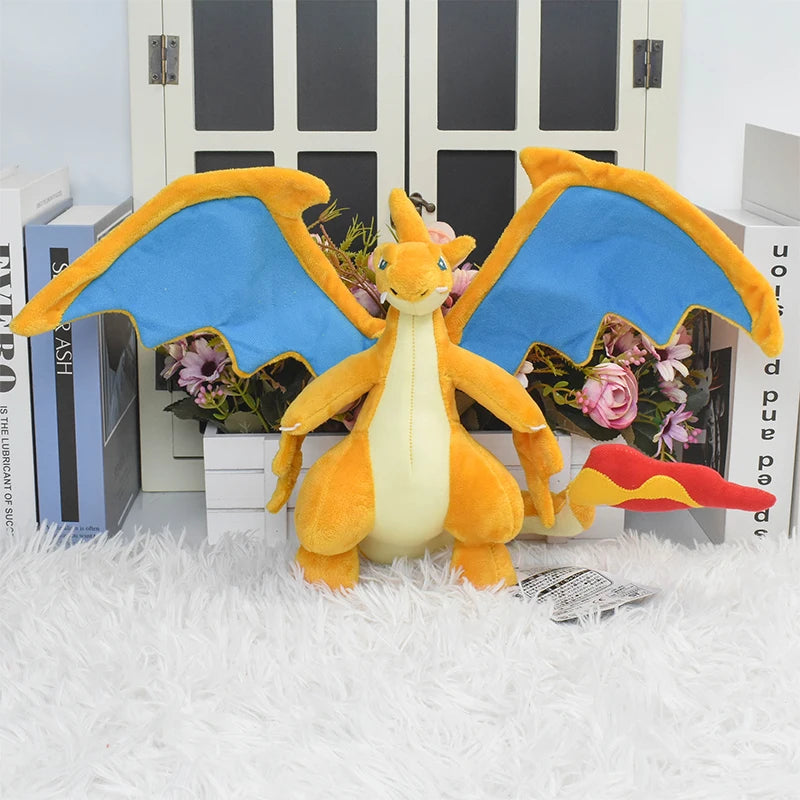20cm Evolution Mega Charizard Y Plush Toy Doll Pocket Monster Anime Dragon Stuffed Toy Soft Peluche Animals Gift Kids Beauty World Shop